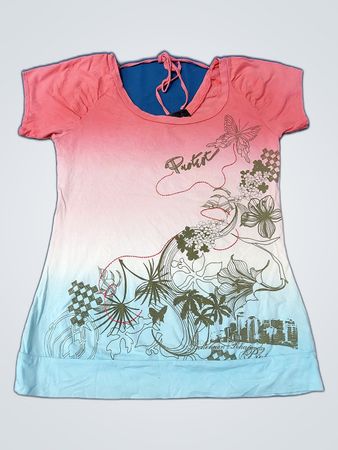Desai 1993 Pink Ombre T-Shirt
