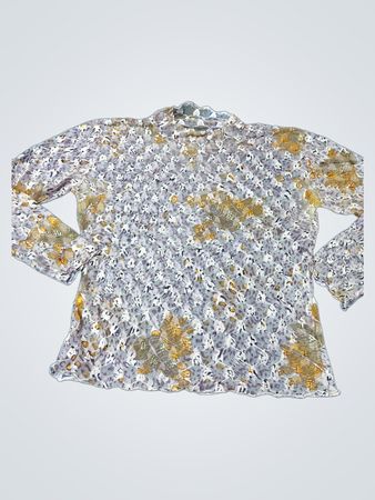 Blouse with Floral Pattern