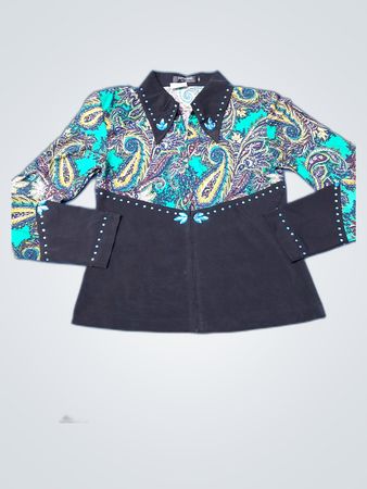 EQUI LONG Paisley Pattern Horse Riding Jacket