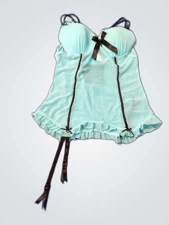 New Look Sky Blue Lace Babydoll