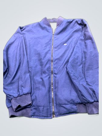 Lacoste Navy Blue Bomber Jacket