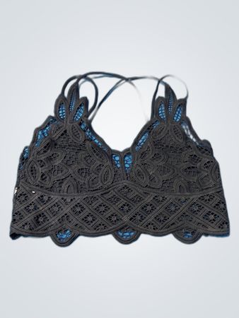 Black Lace Bra Top