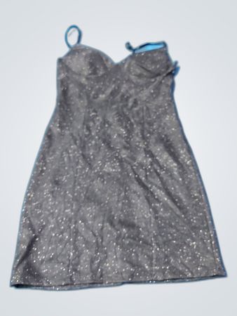 Gray Sparkly Dress