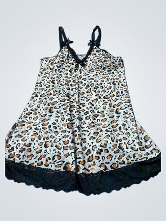 Leopard Print Chemise