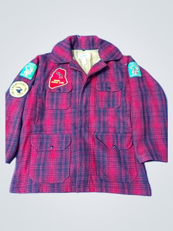 L.L. Bean Plaid Wool Jacket