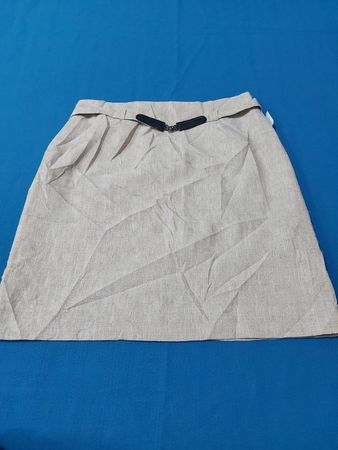 Women's Linen Blend A-Line Skirt