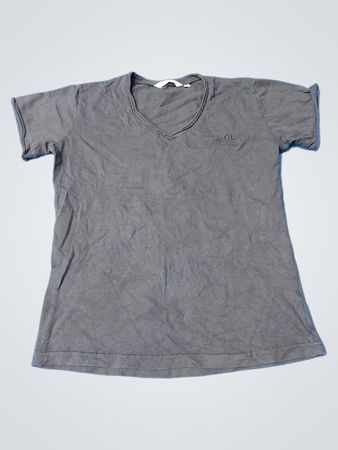 Gray T-Shirt with Graphic Design