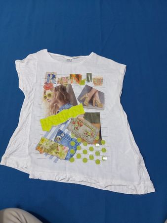 White Collage T-Shirt