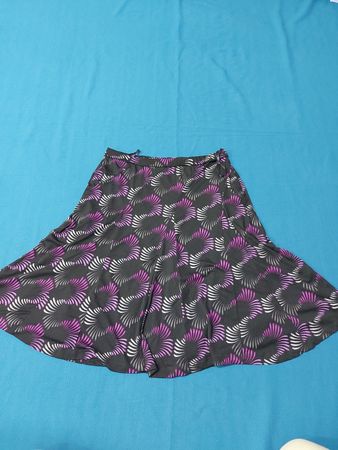 Alfani Purple and White Patterned Skirt