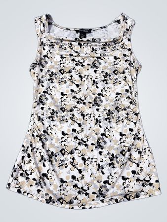 White House Black Market Floral Sleeveless Top