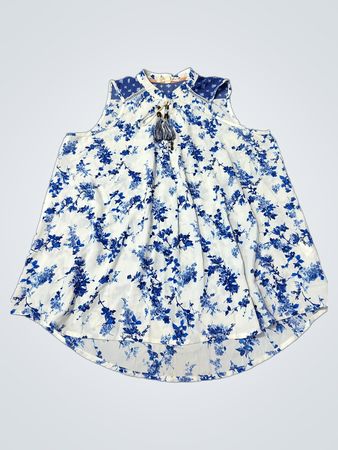 Rewind Floral Print Sleeveless Top