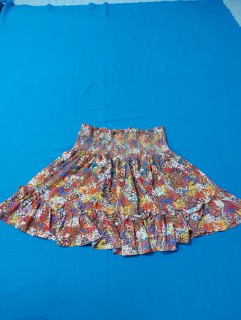Multicolored Floral Skirt