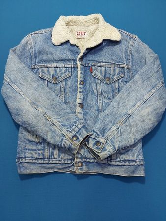 Levi's Denim Sherpa Lined Trucker Jacket