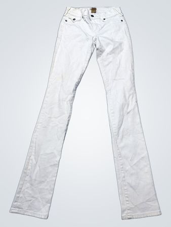True Religion Cora Mid Rise Straight Jeans