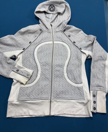 Lululemon Grey Herringbone Hoodie