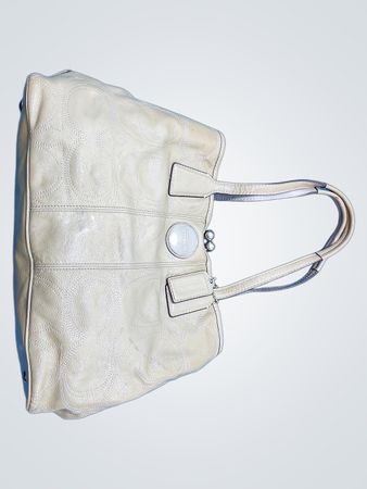 Coach Embossed Leather Handbag