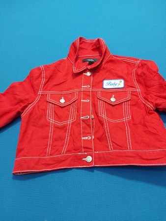 Forever 21 Rote Denimjacke