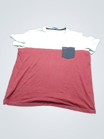 Fred Perry Color Block T-Shirt mit Tasche