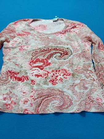 Dressbarn Floral Langarmoberteil