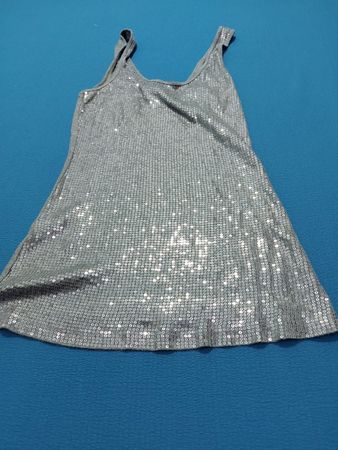 Express Pailletten Trägershirt