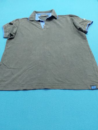 Dickies Herren Polohemd in Dunkelgrau mit blauen Akzenten