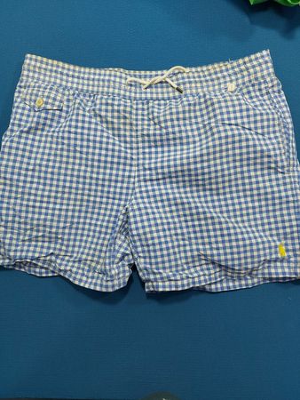 Polo Ralph Lauren Gingham Badehose