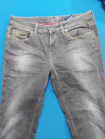 Tommy Hilfiger Damen Graue Denim Jeans