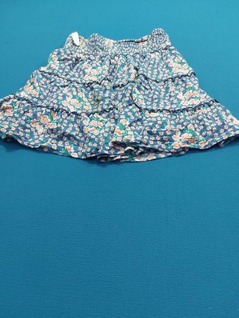 American Eagle Floral Print Ruffle Mini Skirt