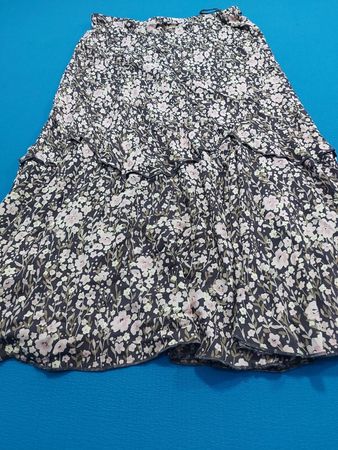 Floral Print Tüllrock