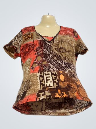 Affinités Armand Thierry Damen bedrucktes Top