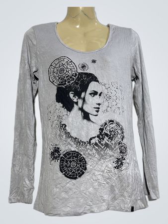 TERRE DE MARINS Langärmeliges T-Shirt mit Grafik