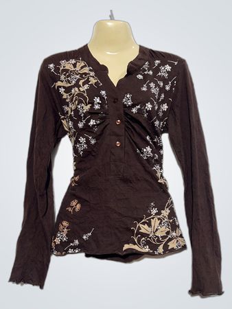 Fashion Express Langarm-Oberteil mit Druck