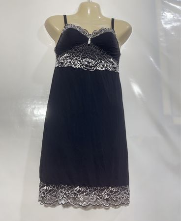 Rouge Gorge Black Lace Slip