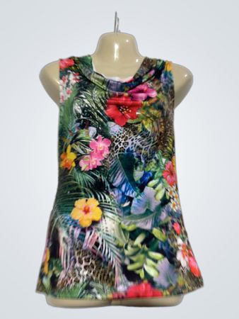 Morgan Floral Print Ärmelloses Top