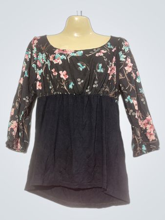 Cache Cache Floral Print Langarm-Top