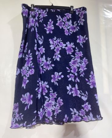 BLEU BONHEUR Rock mit Blumenmuster