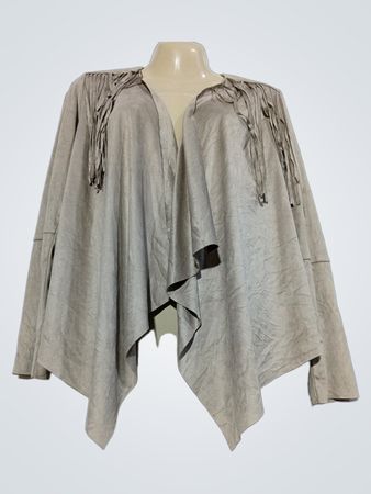 Tally Weijl Wildlederjacke mit Fransen