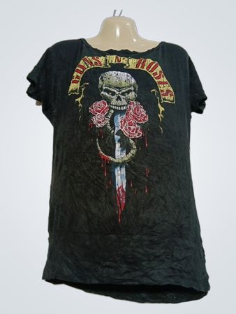 Guns N' Roses Skull and Roses T-Shirt