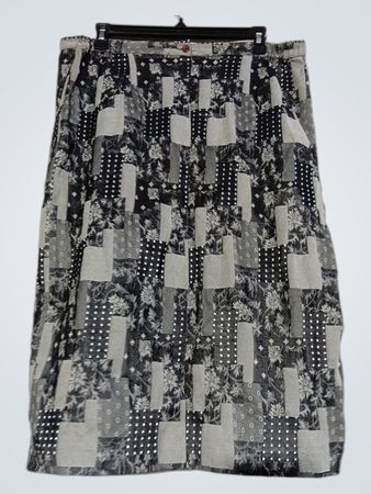 Lewinger Patchwork-Print Maxirock
