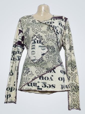 Langarmshirt mit Grafikdruck