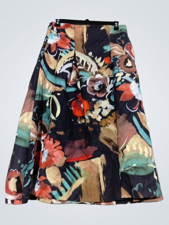 M&S Collection Rock mit Blumenmuster