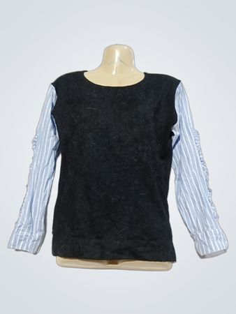 Morgan de Toi Langarm-Bluse mit Streifen