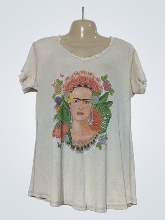 T-Shirt mit Frida-Kahlo-Grafik