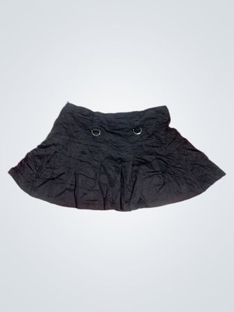 J.N.Y Jennyfei Schwarzer plissierter Minirock