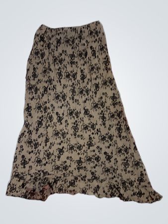 Midirock mit Blumenmuster