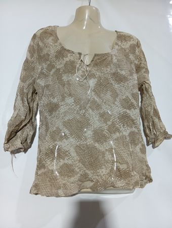 Urban Kiabi Damenbluse mit Schlangenmuster Größe 42