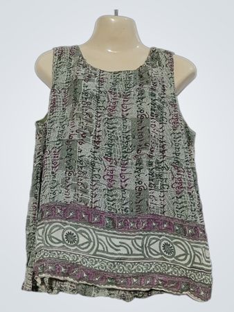 Pure & Simple Kollektion ärmelloses Top mit Muster