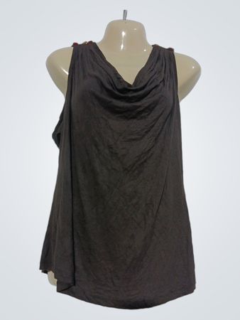 Damen ärmelloses Tanktop mit verzierten Trägern