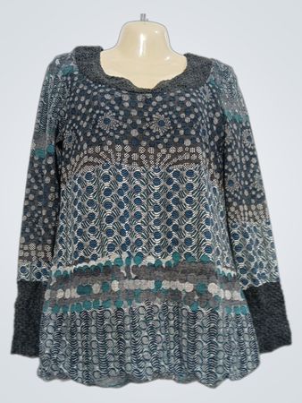 Camaieu Damen Langarmshirt mit Print