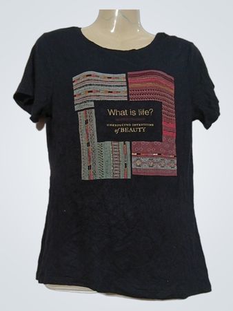 Pimkie Schwarzes Graphic-T-Shirt